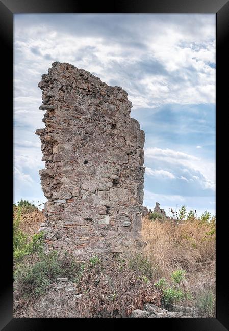 Ancient Shop Ruins in Side Framed Print by Antony McAulay