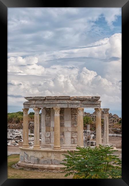 Side Temple of Tyche Framed Print by Antony McAulay