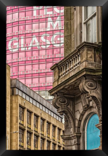 City of Glasgow Corner Scene Framed Print by Antony McAulay