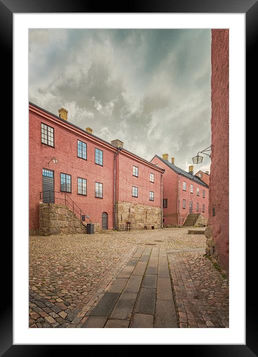 Varberg Fortress in Sweden Framed Mounted Print by Antony McAulay