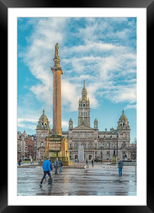 Glasgow City Chambers Framed Mounted Print by Antony McAulay