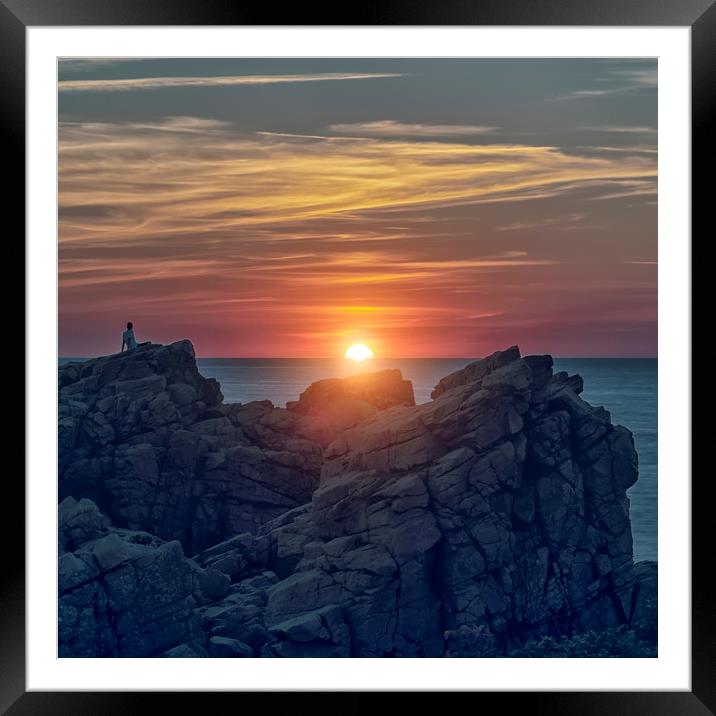Hovs Hallar Dreamy Sundown Framed Mounted Print by Antony McAulay