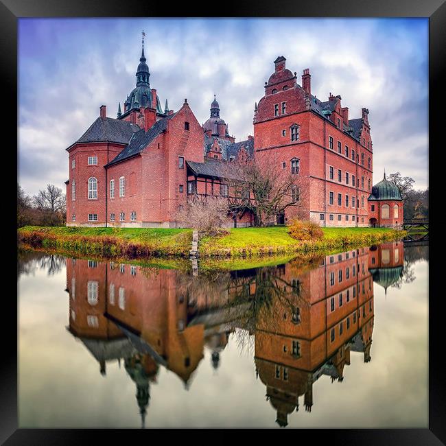 Vallo Castle in Denmark Framed Print by Antony McAulay