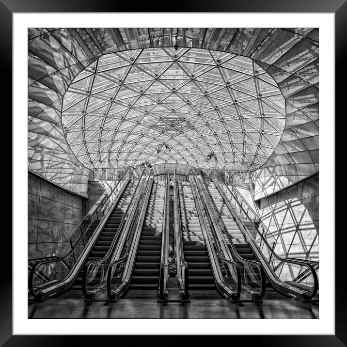 Malmo Triangeln Station Fine Art Edit Framed Mounted Print by Antony McAulay