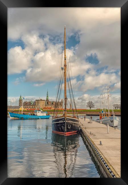 Kronborg Castle From the Harbour Framed Print by Antony McAulay