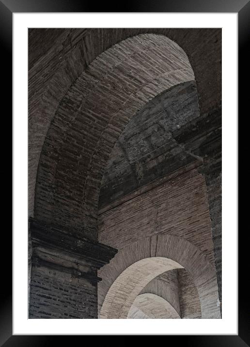 Colosseum of Rome Framed Mounted Print by Antony McAulay