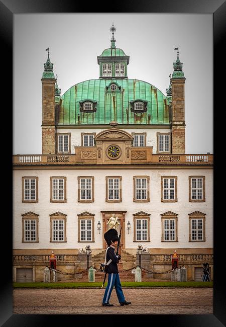 Fredensborg Palace Facade and Guard Framed Print by Antony McAulay