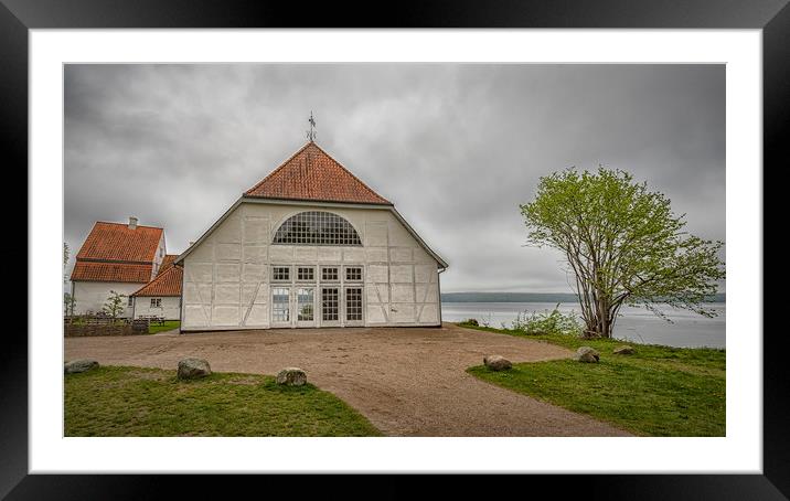 Fredensborg Palace Boathouse Framed Mounted Print by Antony McAulay