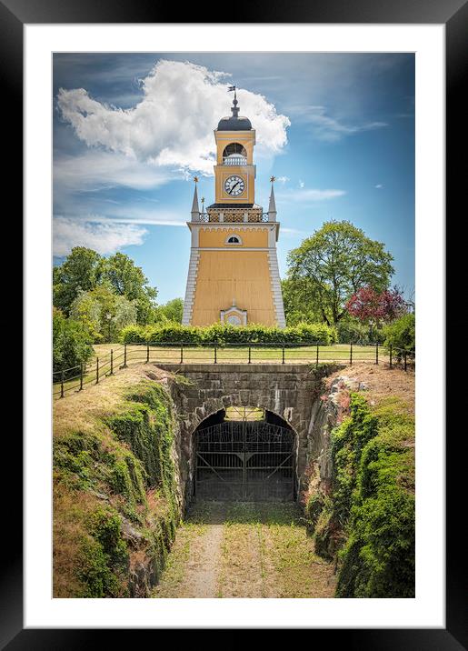 Karlskrona Admirality Wooden Bell Tower  Framed Mounted Print by Antony McAulay