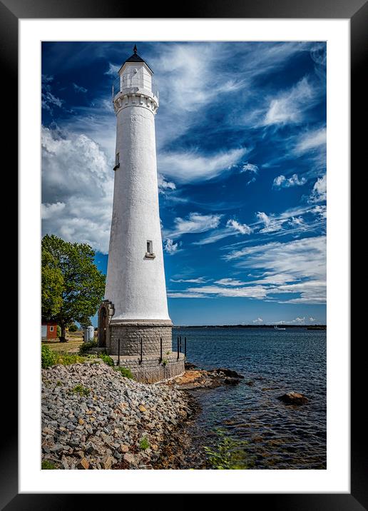 Karlskrona Stumholmen Lighthouse Framed Mounted Print by Antony McAulay