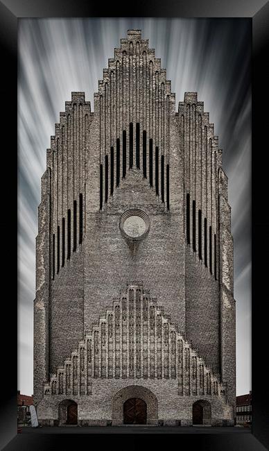 Copenhagen Grundtvigs Church Framed Print by Antony McAulay