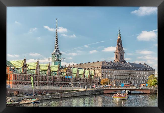 Copenhagen Tourist Sightseeing Framed Print by Antony McAulay