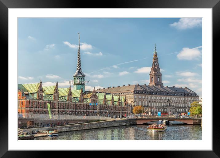 Copenhagen Tourist Sightseeing Framed Mounted Print by Antony McAulay