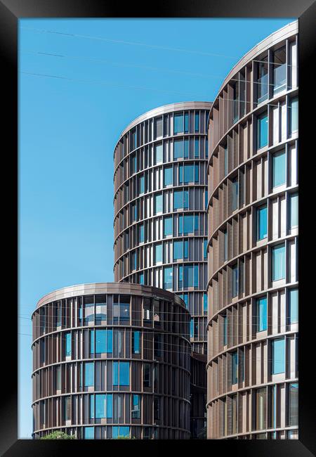 Copenhagen Axel Towers Framed Print by Antony McAulay