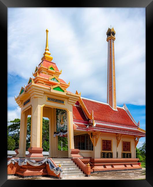 Thailand Hua Hin Chinese Temple Complex Framed Print by Antony McAulay