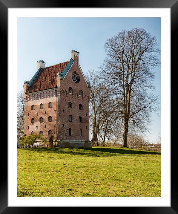 Borjes Torn at Borgeby Castle Framed Mounted Print by Antony McAulay