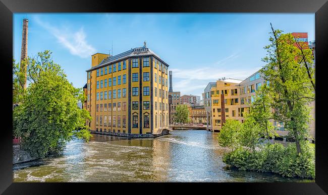 Norrkoping Arbetets Museum Wide Angle View Framed Print by Antony McAulay