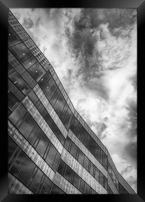 Malmo University Building Abstract View Framed Print by Antony McAulay