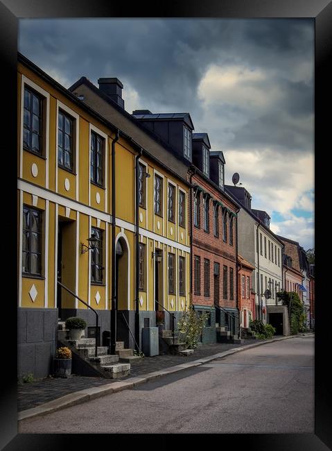 Helsingborg Old Street Framed Print by Antony McAulay