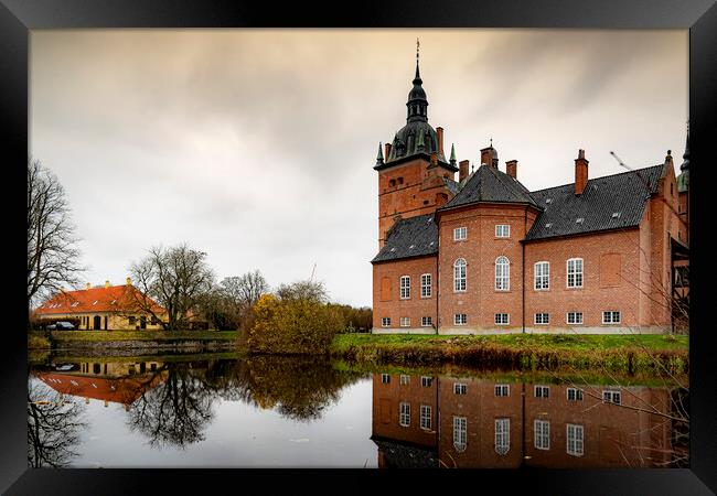 Vallo Castle in Denmark Framed Print by Antony McAulay