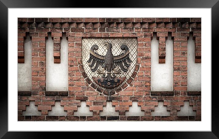 Roskilde Coat of Arms Framed Mounted Print by Antony McAulay