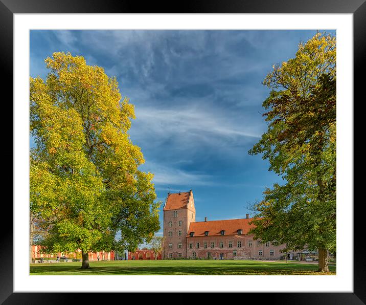 Backaskog Castle Parkland Framed Mounted Print by Antony McAulay