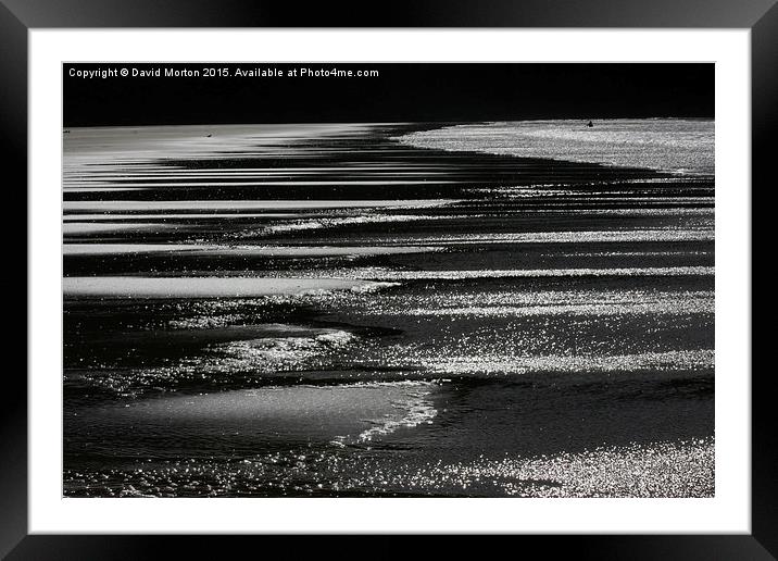  Ripples in the Sand Framed Mounted Print by David Morton