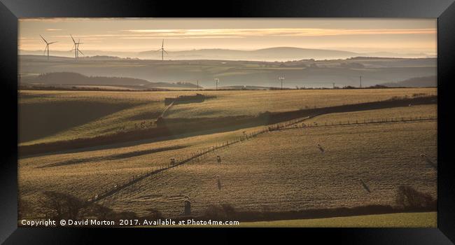 A Devon Landscape Framed Print by David Morton