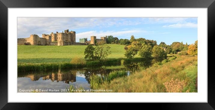 Alnwick Castle Framed Mounted Print by David Morton