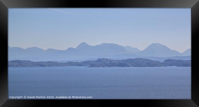 Applecross from the Isle of Skye Framed Print by David Morton