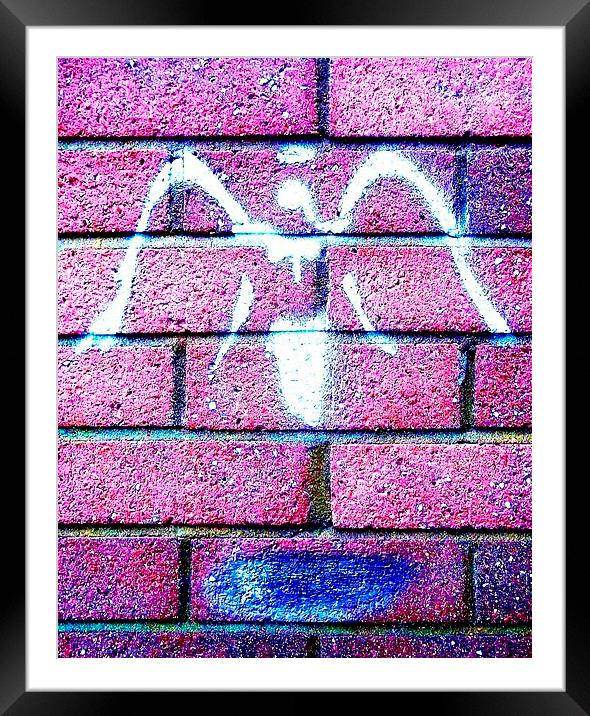 Urban Angel- Pink Framed Mounted Print by Vincent J. Newman
