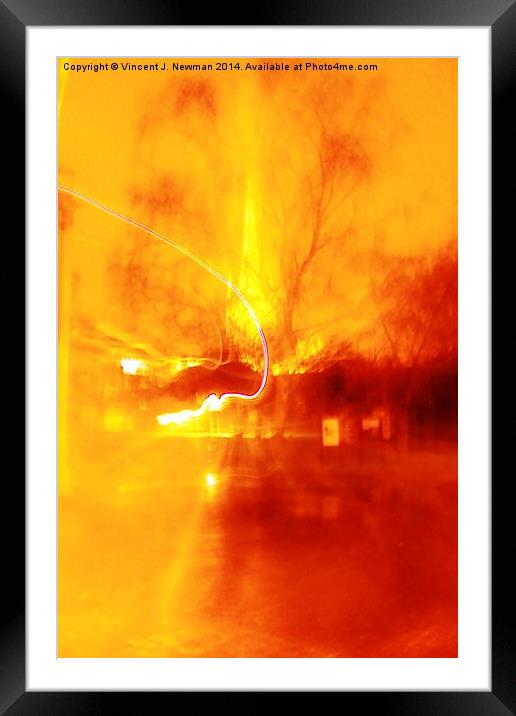 Norwich Cathedral- Unique Abstract Photography Framed Mounted Print by Vincent J. Newman
