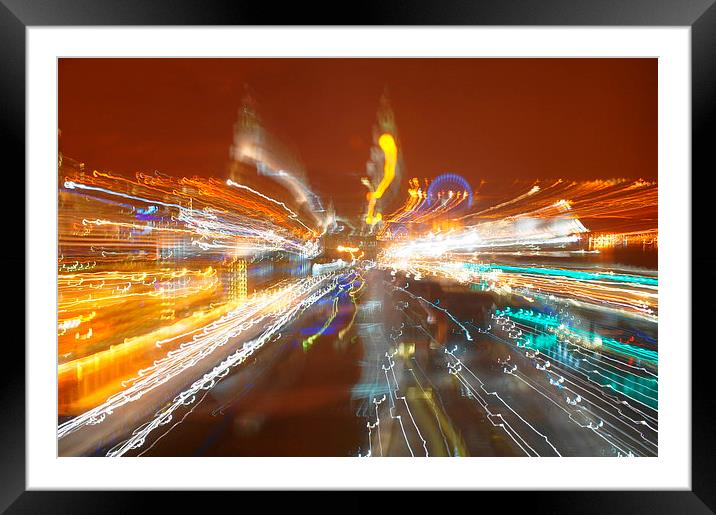  Abstract of Liverpool Framed Mounted Print by Gregory Lawson