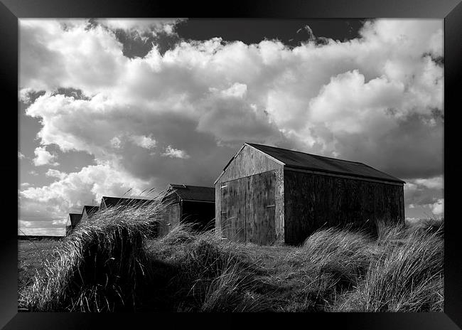 Beach Huts at Winterton Framed Print by Steve Hardiman