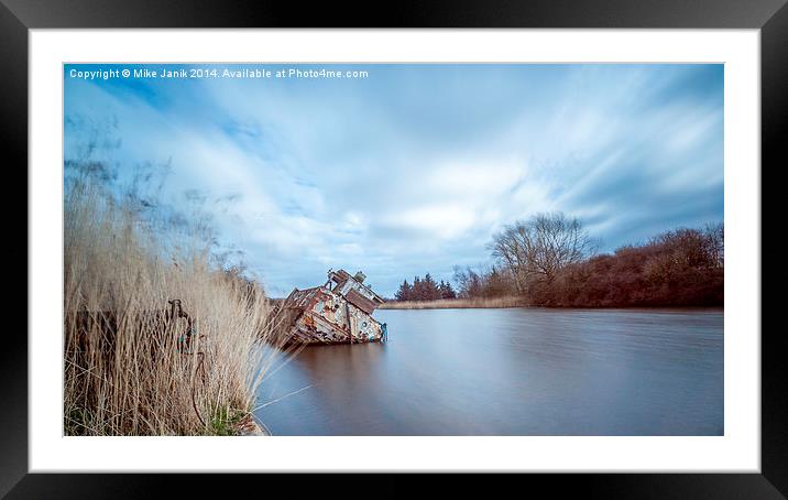 MV Chica River Weaver Framed Mounted Print by Mike Janik