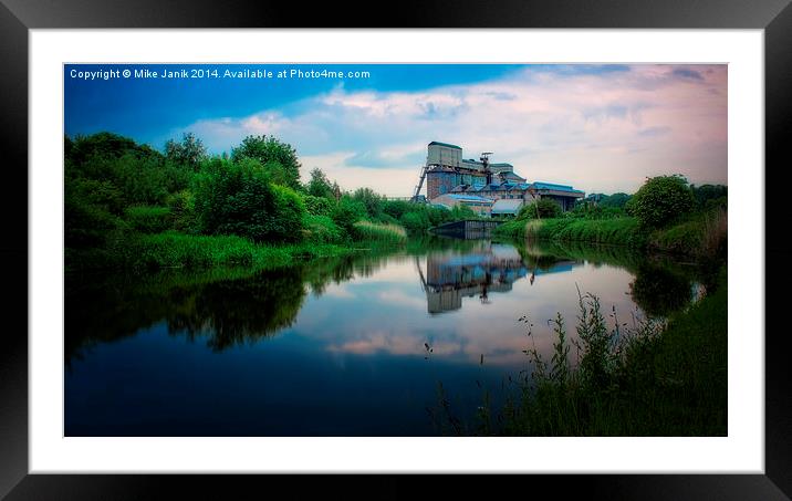 River Weaver Framed Mounted Print by Mike Janik