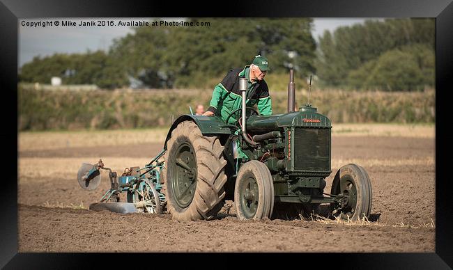 Cheshire Ploughing Match 2015 Framed Print by Mike Janik