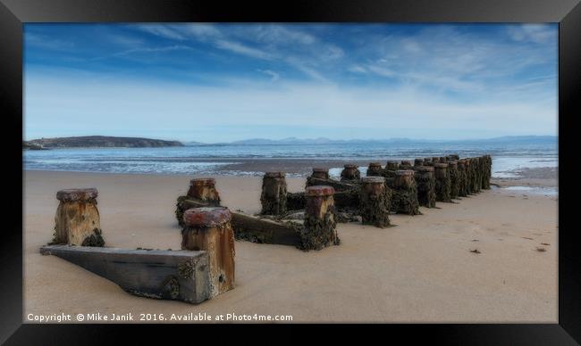 Jetty Framed Print by Mike Janik