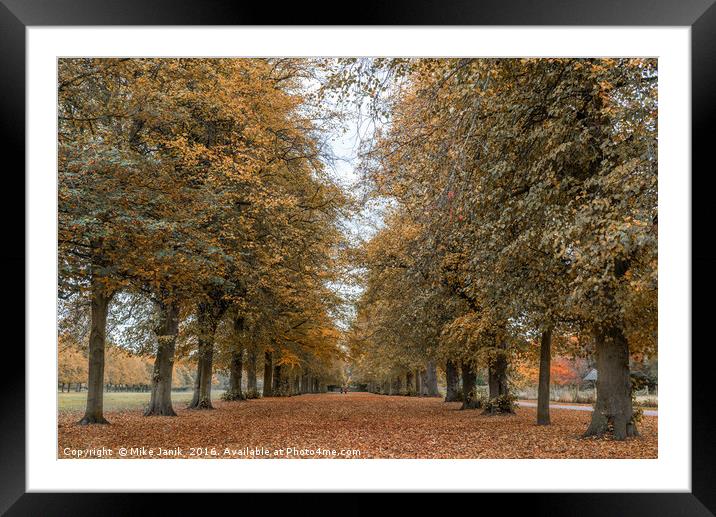 Marbury Park Cheshire Framed Mounted Print by Mike Janik