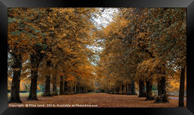 Marbury Park Cheshire Framed Print by Mike Janik