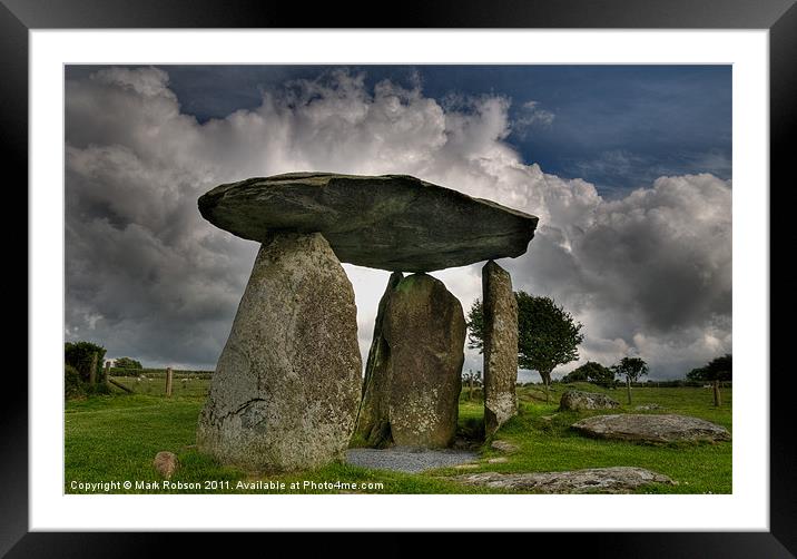 Pentre Ifan Framed Mounted Print by Mark Robson