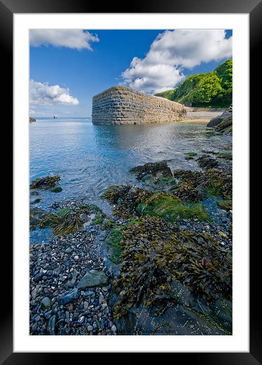 Stackpole Quay Framed Mounted Print by Mark Robson