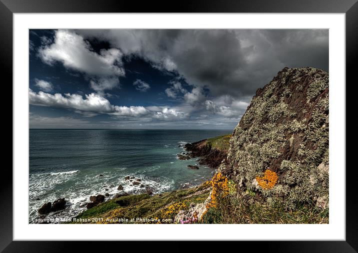 Atlantic Shores Framed Mounted Print by Mark Robson