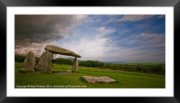 Pentre Ifan Framed Mounted Print by Mark Robson