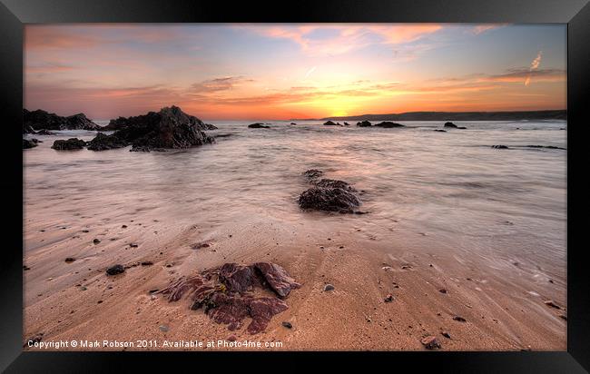 Freshwater West Framed Print by Mark Robson