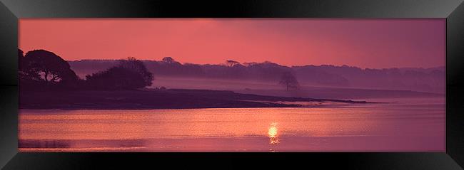 Port Lion Sunrise Framed Print by Mark Robson