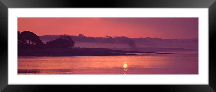 Port Lion Sunrise Framed Mounted Print by Mark Robson