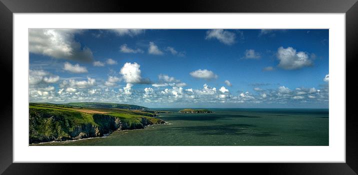 Celtic Clouds Framed Mounted Print by Mark Robson