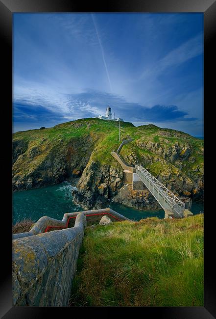 Across The Bridge Framed Print by Mark Robson