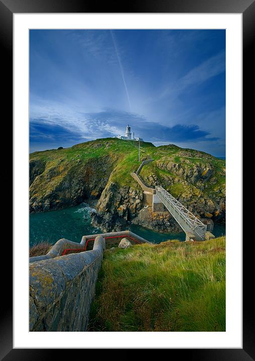 Across The Bridge Framed Mounted Print by Mark Robson